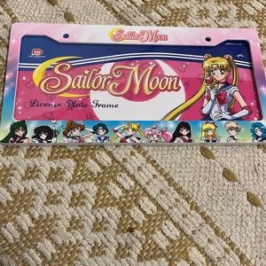Sailor moon License plate frame NWT
